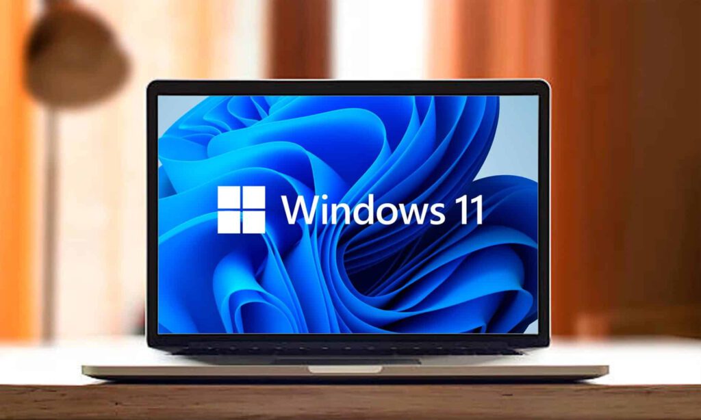 Windows 11 op klapdoos